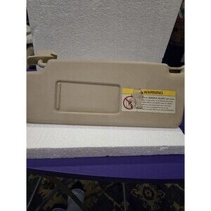 1999-2004 VW Jetta / Golf Driver Side Sun Visor  - Beige /Tan - Good Condition